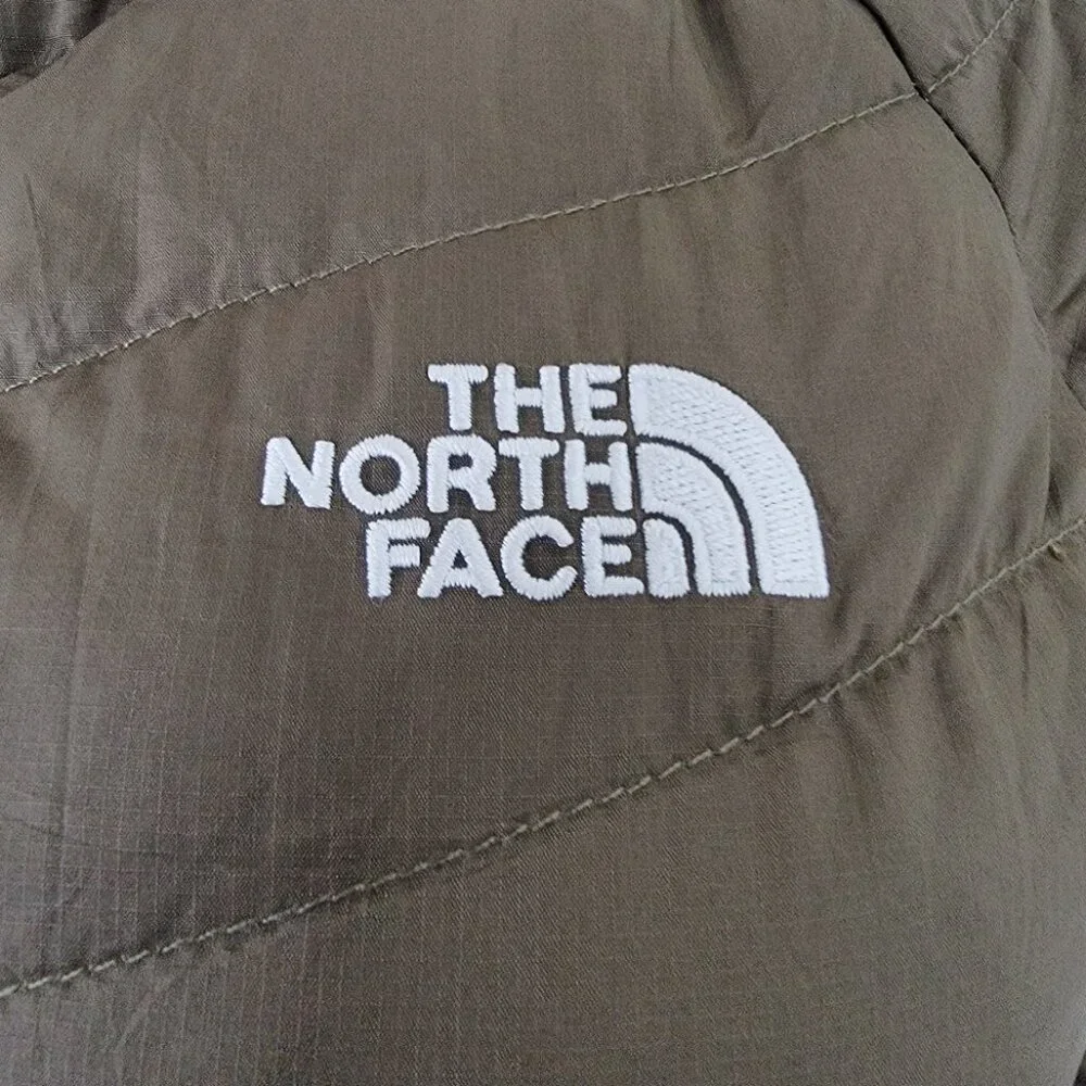 The North Face Women's Army Green Flare 550 Down Quilted Puffer Jacket Size S - Picture 6 of 9